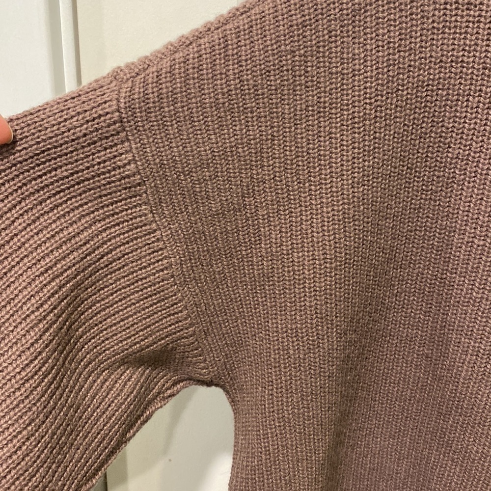 Madewell Oversized Soft Wool 1/2 Zip Colorblock Pullover EUC - Picture 12 of 12